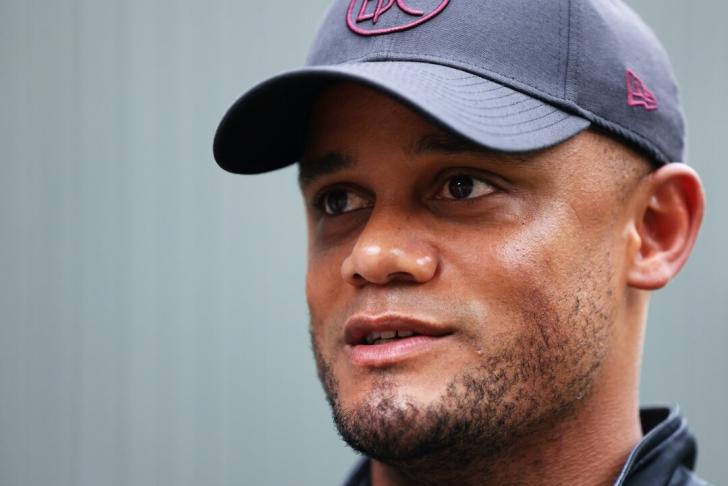 Burnley manager Vincent Kompany