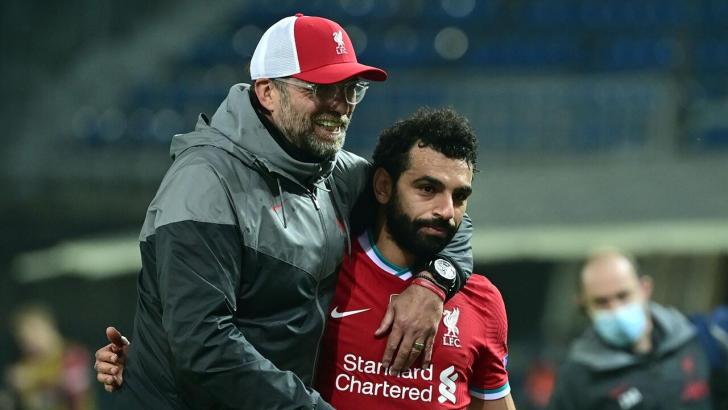 Liverpool duo - Jurgen Klopp and Mo Salah