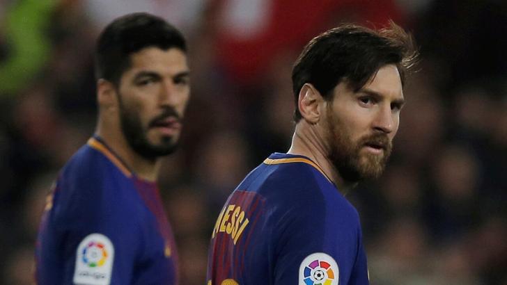 Suarez and Messi 