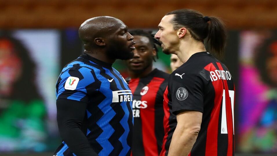 Romelu Lukaku and Zlatan Ibrahimovic