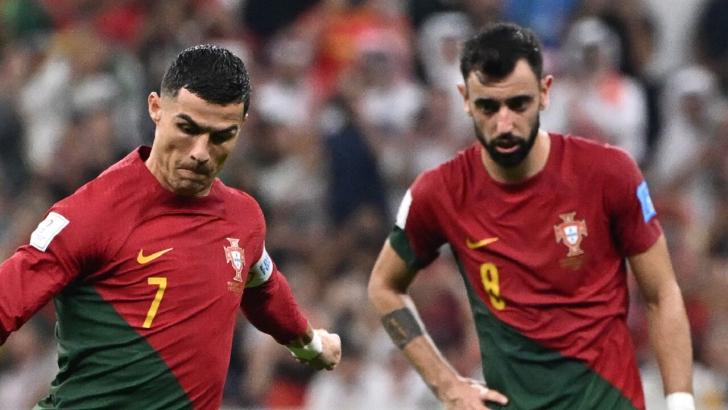 Cristiano Ronaldo and Bruno Fernandes