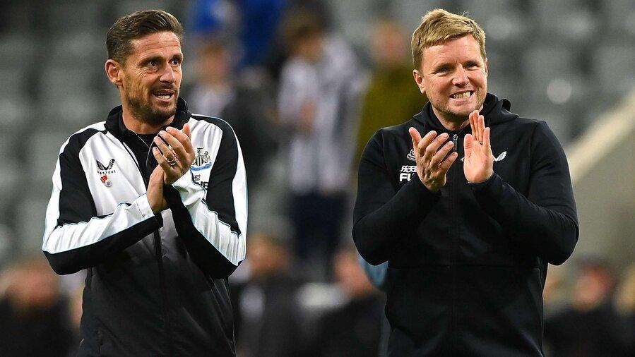 Jason Tindall and Eddie Howe