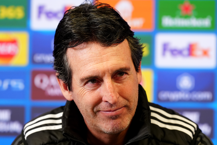 Unai Emery's Villa have won three on the bounce