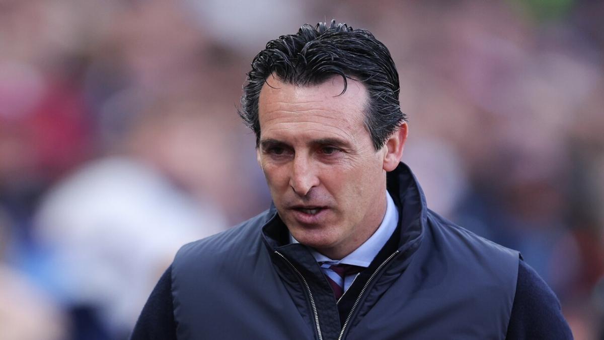 Aston Villa manager Unai Emery