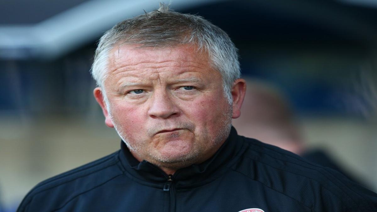 Sheffield United boss Chris Wilder 