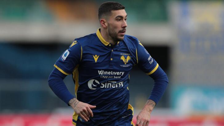 Verona forward Mattia Zaccagni
