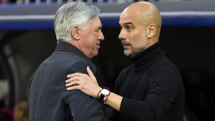 Guardiola and Ancelotti 