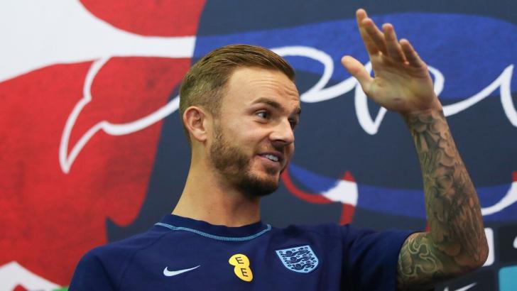 Sours and England midfielder James Maddison