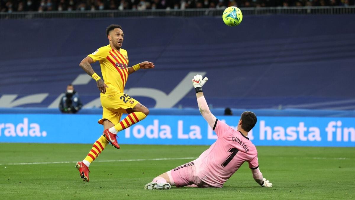 Barcelona striker Pierre-Emerick Aubameyang