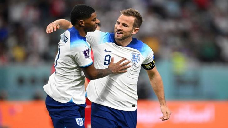 Harry Kane and Marcus Rashford at World Cup in Qatar