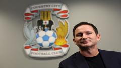 Coventry City manager Frank Lampard