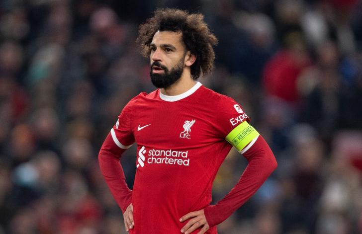 Mohamed Salah in Liverpool v LASK