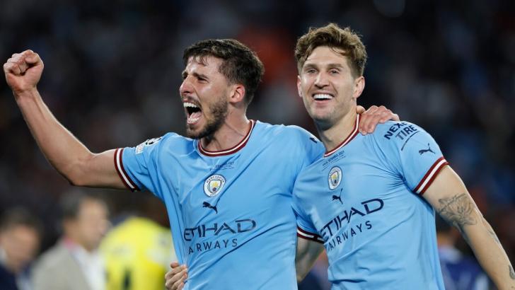 Ruben Dias and John Stones - Manchester City