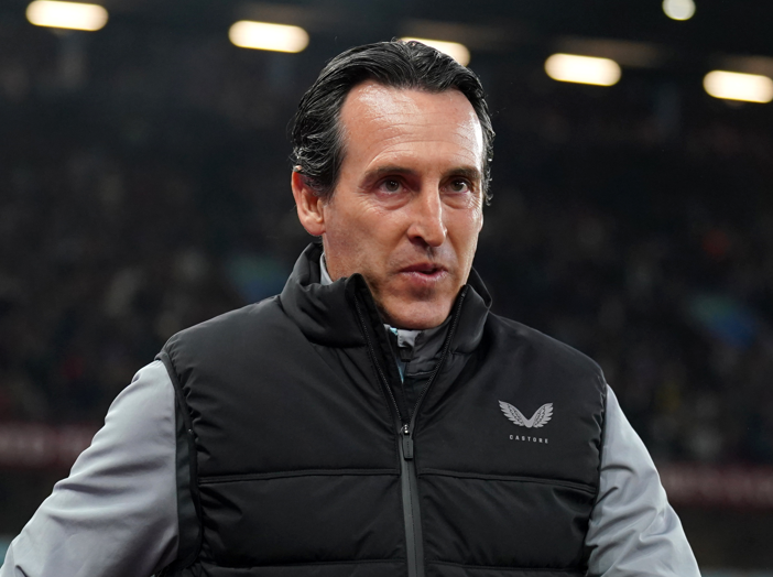 Aston Villa boss Unai Emery