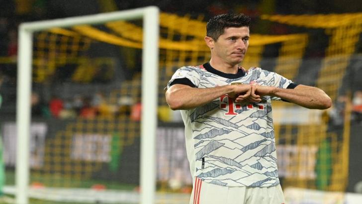 Bayern Munich striker Robert Lewandowski