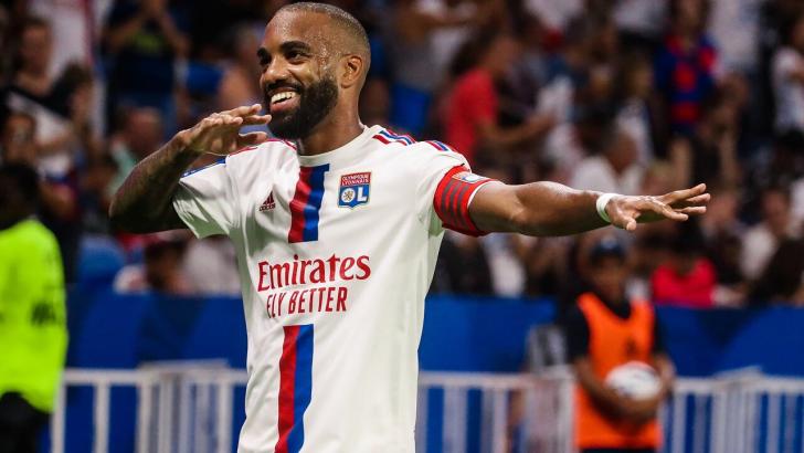 Lyon striker Alexandra Lacazette