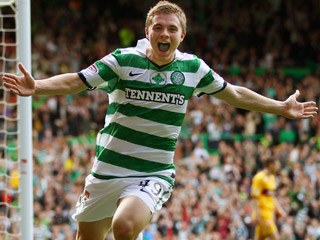 James Forrest scored twice in the last meeting between these sides
