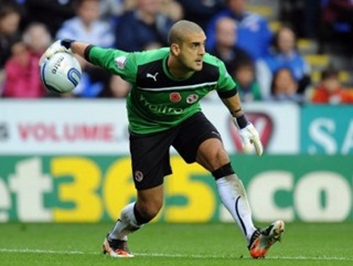 Reading's Adam Federici has been in outstanding form of late