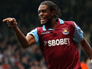 West Ham’s Frederic Piquionne will be hoping to repeat this celebration many times in he Championship