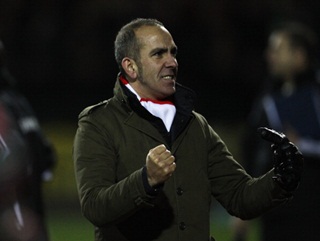 A delighted Paolo di Canio after his club's recent cup successes