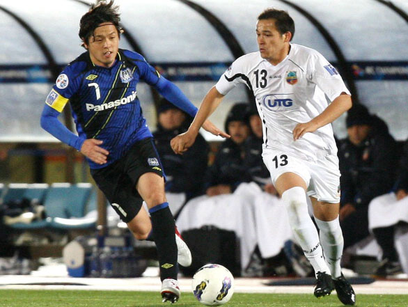 Betting in-play on Gamba Osaka v Bunyodkor. The obvious way to spend an afternoon.  
