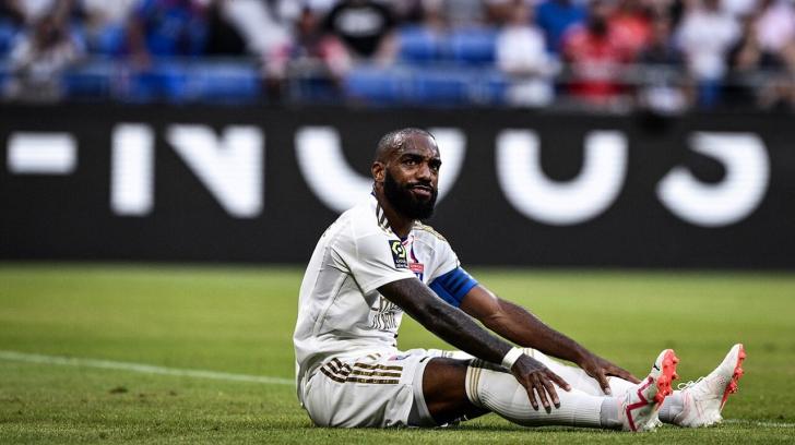 Lyon striker Alex Lacazette