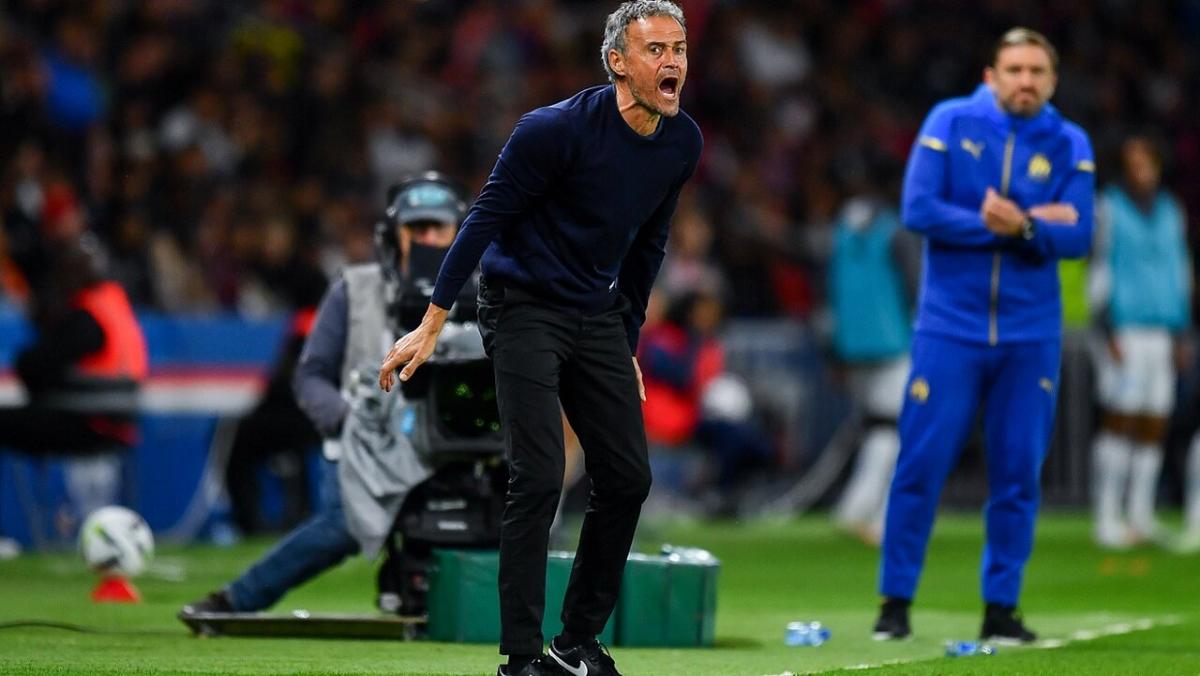 PSG manager Luis Enrique