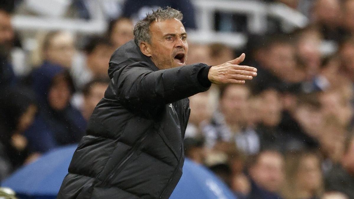 PSG manager Luis Enrique