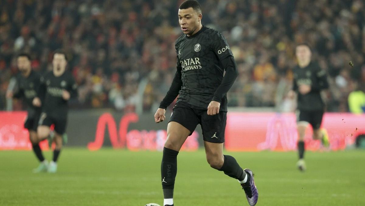 PSG striker Kylian Mbappe