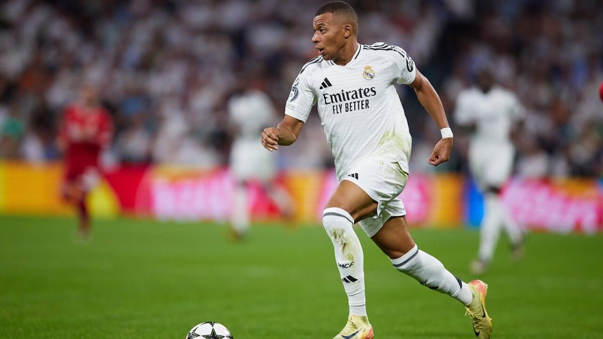 Real Madrid forward Kylian Mbappe