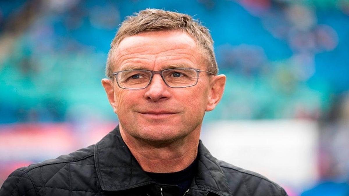 Manchester United manager Ralf Rangnick