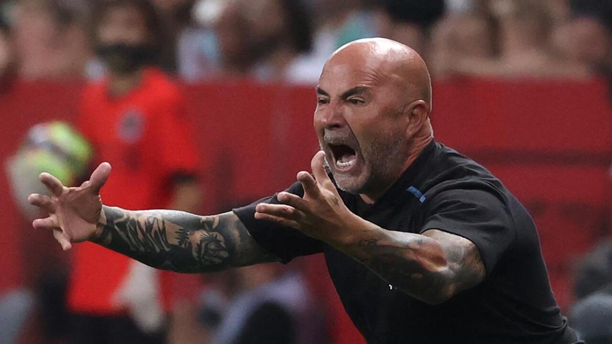 Sevilla coach Jorge Sampaoli