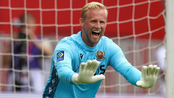 Nice and Denmark goalkeeper Kasper Schmeichel