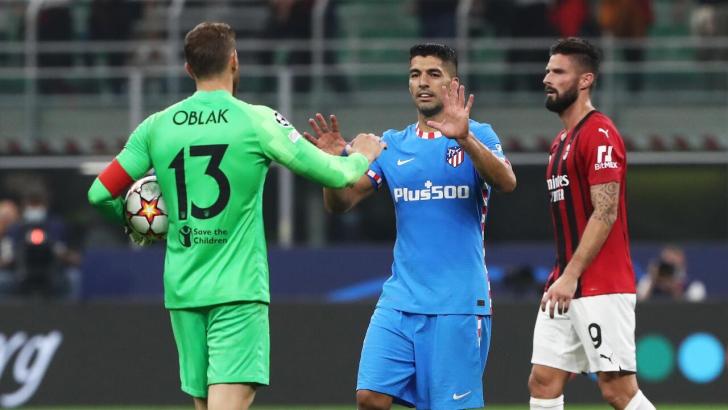 Luis Suárez Atlético Madrid AC Milan