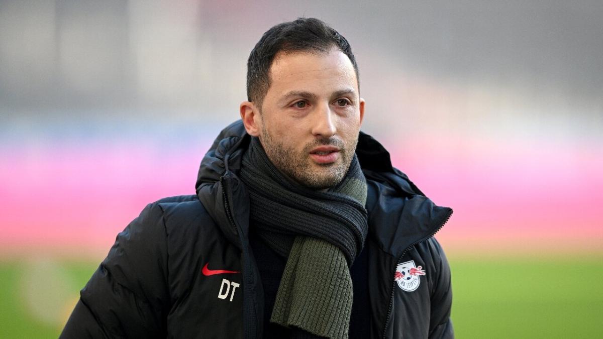 RB Leipzig coach Domenico Tedesco