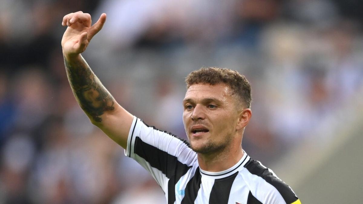 Kieran Trippier playing for Newcastle