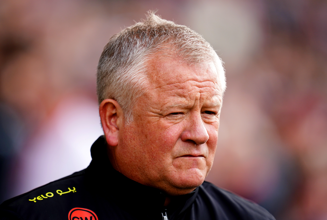 Sheffield United boss Chris Wilder