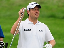 Benn Barham, the halfway leader of the Austrian Open. Will the pressure tell?