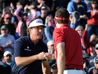 Phil Mickelson and Keegan Bradley - could they get on a roll in Texas