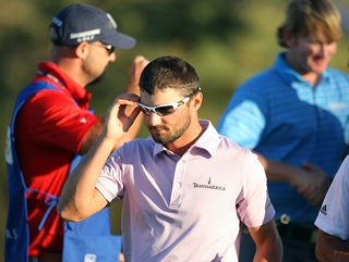 A stunned Kyle Stanley and a happy Brandt Snedeker after the playoff