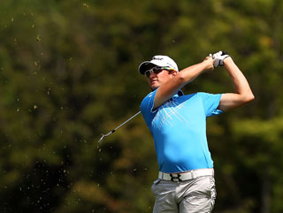 Michael Sim arrives at the Barclays in hot form