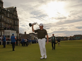 Louis Oosthuizen enjoying his success