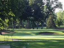 The par 3 4th at Hazeltine – the hole most likely to yield an ace this week.