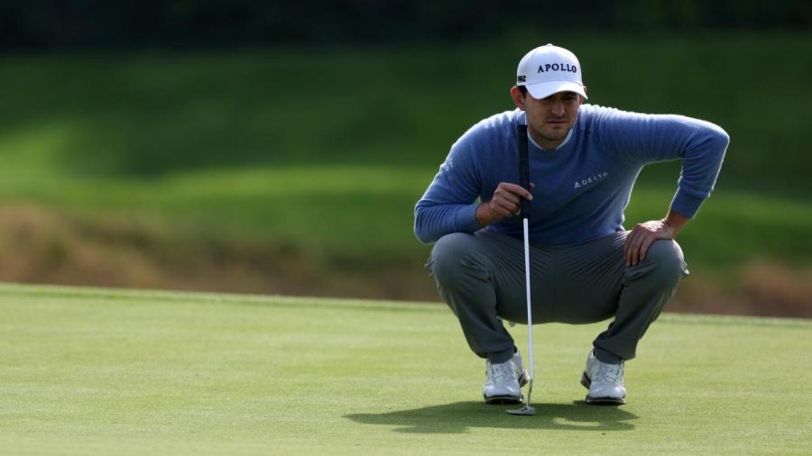 Patrick Cantlay on the seventh green at Riviera.jpg