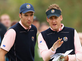 The all-English pairing of Ross Fisher and Ian Poulter are value to beat Tiger Woods and Steve Stricker 