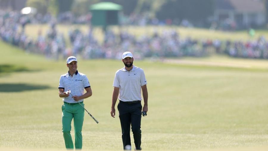 Scheffler and Thomas US Masters 25 day one.jpg