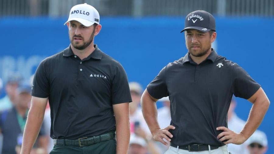Schuffle and Cantlay at the Zurich 2024.jpg