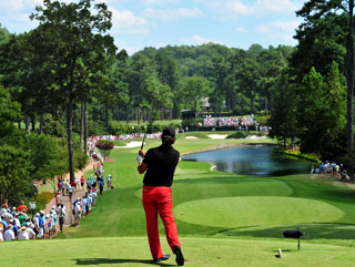 Is this the view the rest of the field will have of Scott Piercy - our man out in front? 