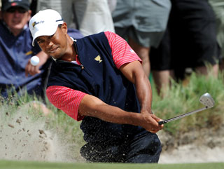 Tiger Woods arrives at his own tournament off the back of a decisive Preidents Cup singles win