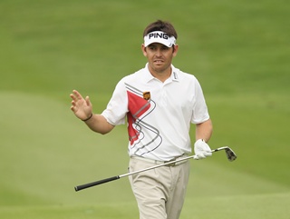 Louis Oosthuizen – in the lead but very tired